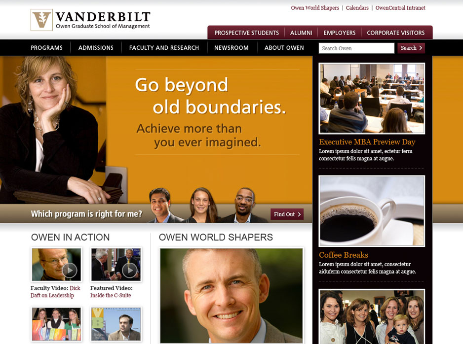 Vanderbilt Graduate School of Management Home Page